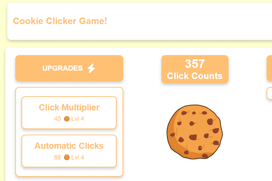 Cookie Clicker Game